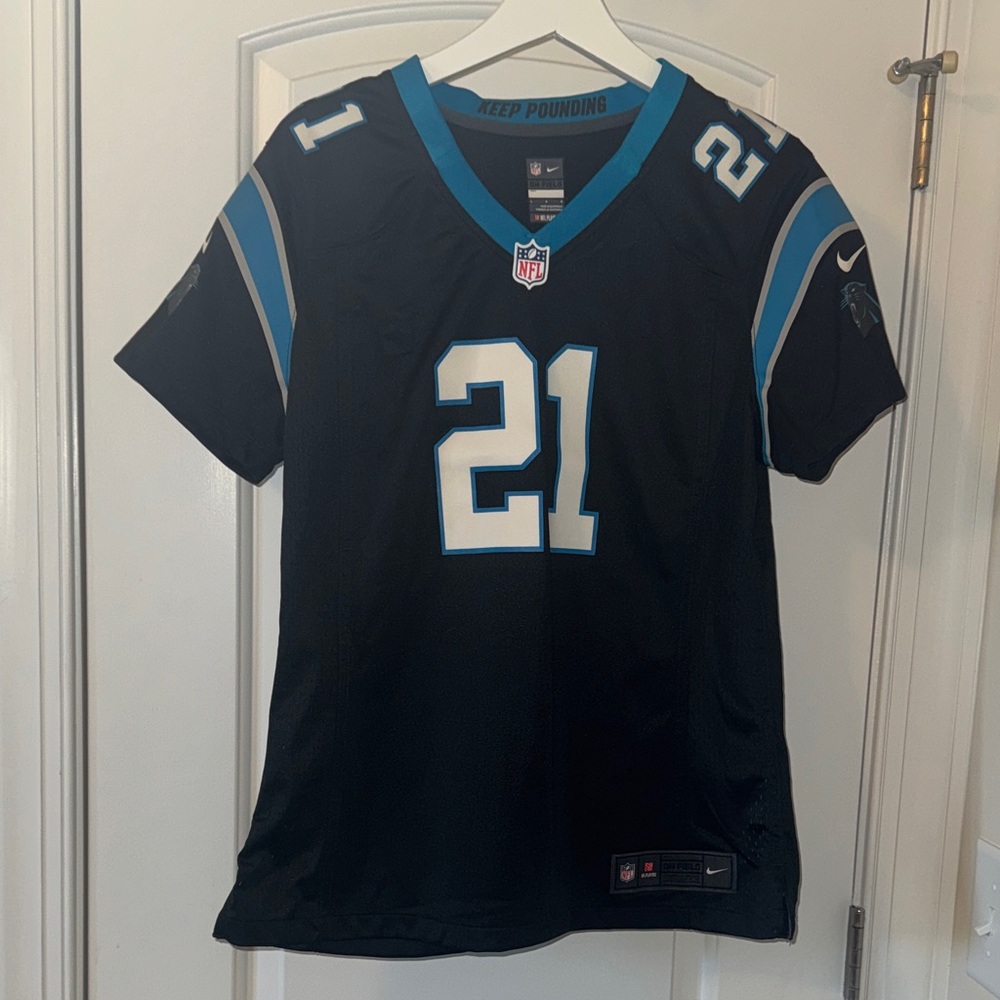NFL On Field Black and Blue Jersey
